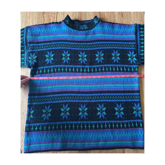 Nuggets Vintage Winter Patterned Cosby Sweater Size Large - Picture 4 of 6